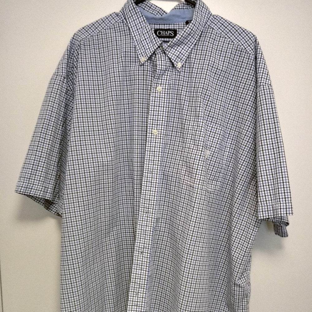 Mens short sleeve button down shirt